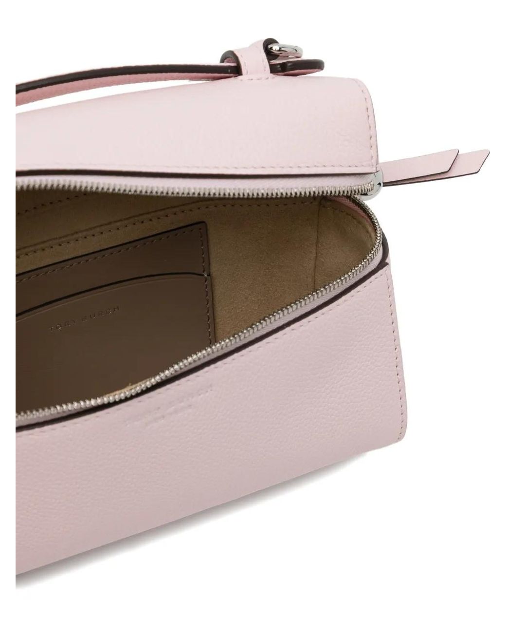 Tory Burch Pink Slim Romy Top Handle Bag