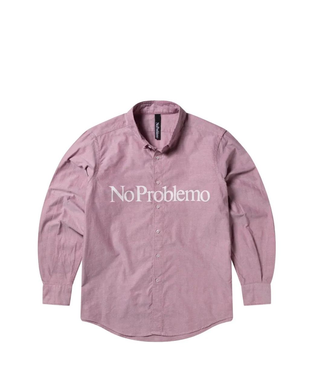 No Problemo Purple Logo-Detail Shirt