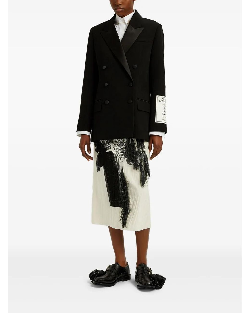 Erdem Wollen Blazer in het Black