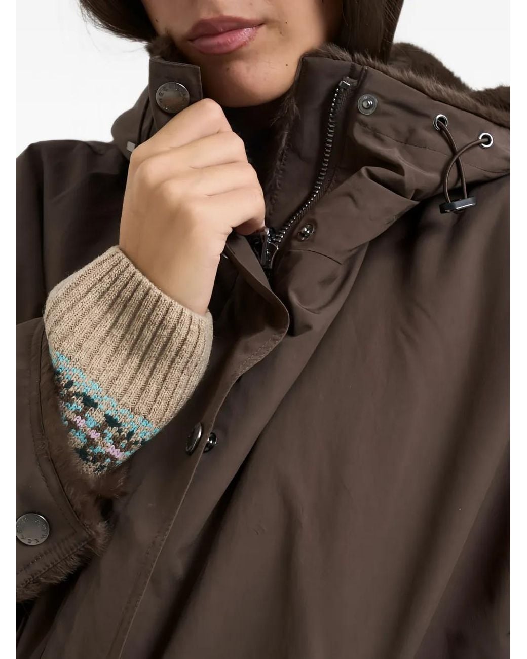 Weekend by Maxmara Black Reversible Hooded Jacket