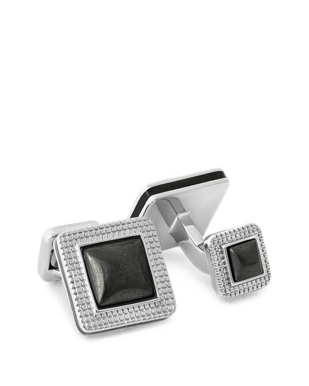 Tateossian Metallic Mother-Of-Pearl Polished Cufflinks for men