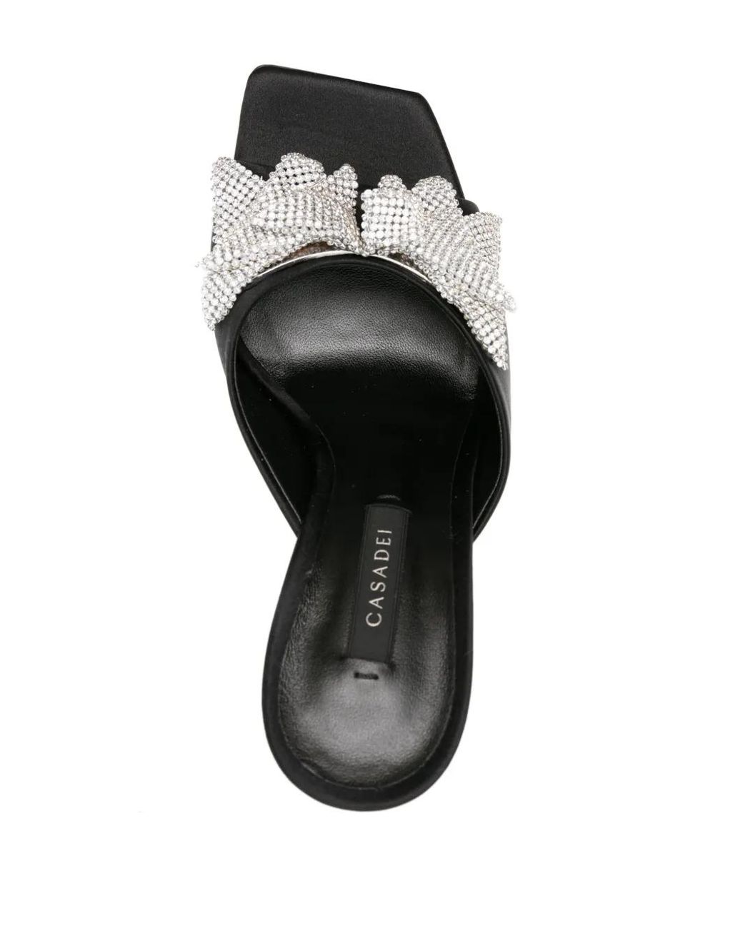 Casadei Black Butterfly Geraldine Sandals