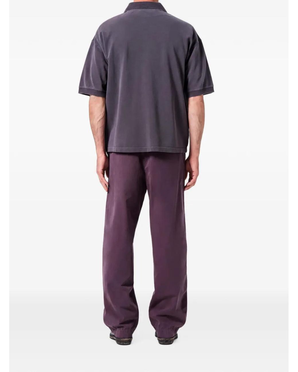Agolde Purple Pantalon Slater À Détails Plissés for men