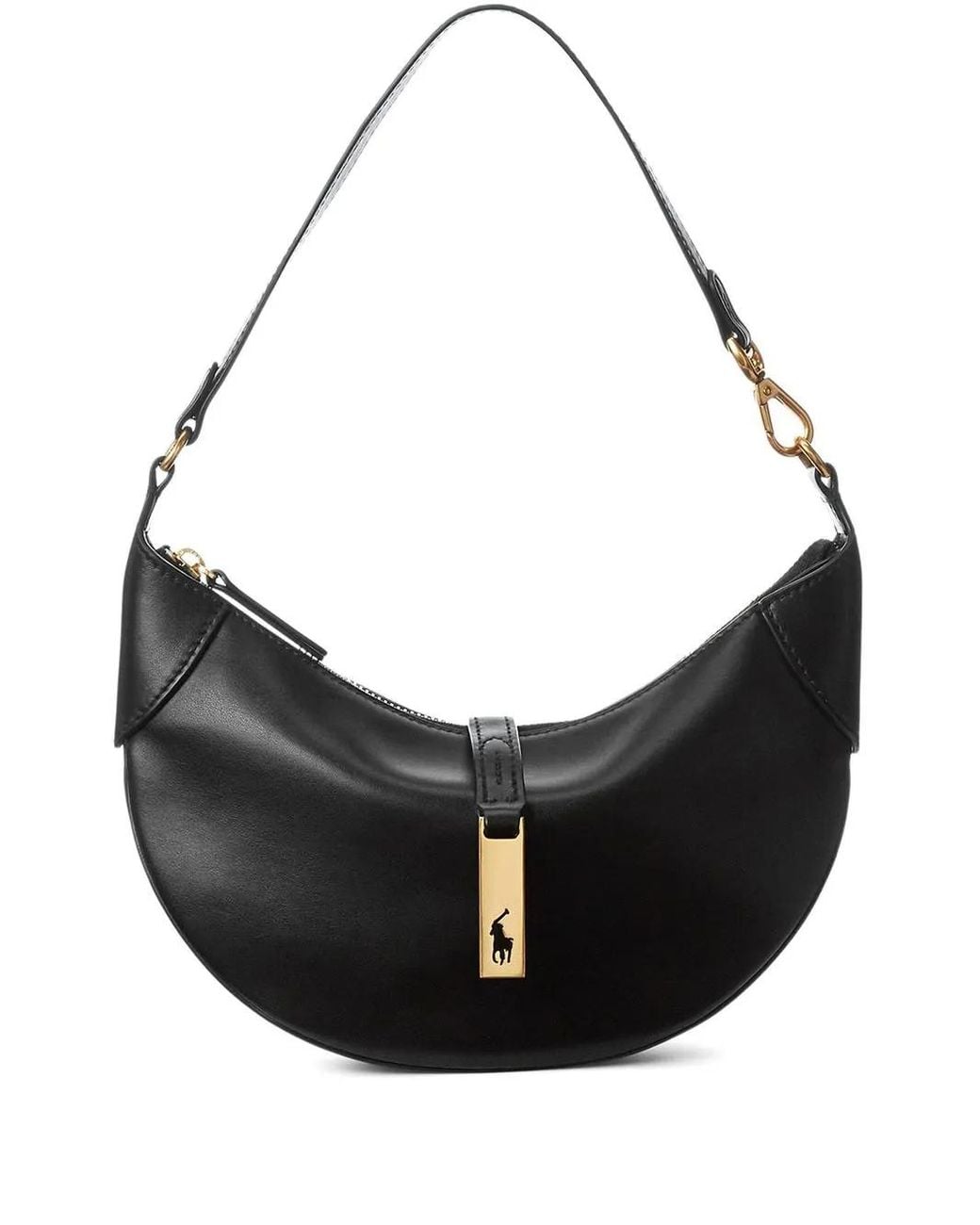 Polo Ralph Lauren Black Polo Id Mini Shoulder Bag