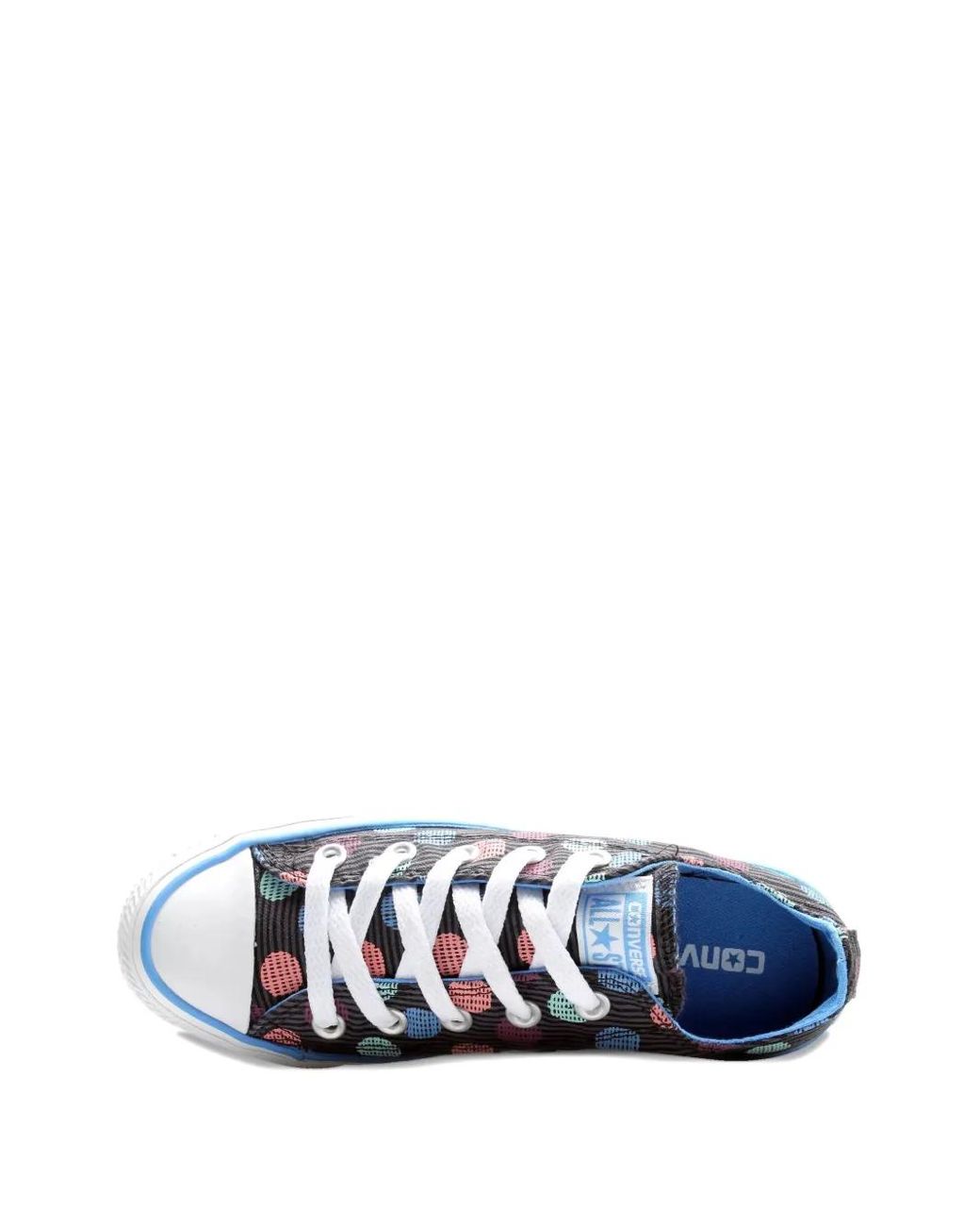 Converse White Polka-Dot Sneakers