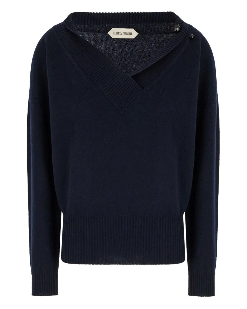 Alberta Ferretti Blue Sweater