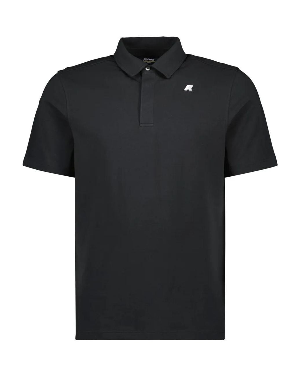 K-Way Black Vincelle Polo Shirt for men