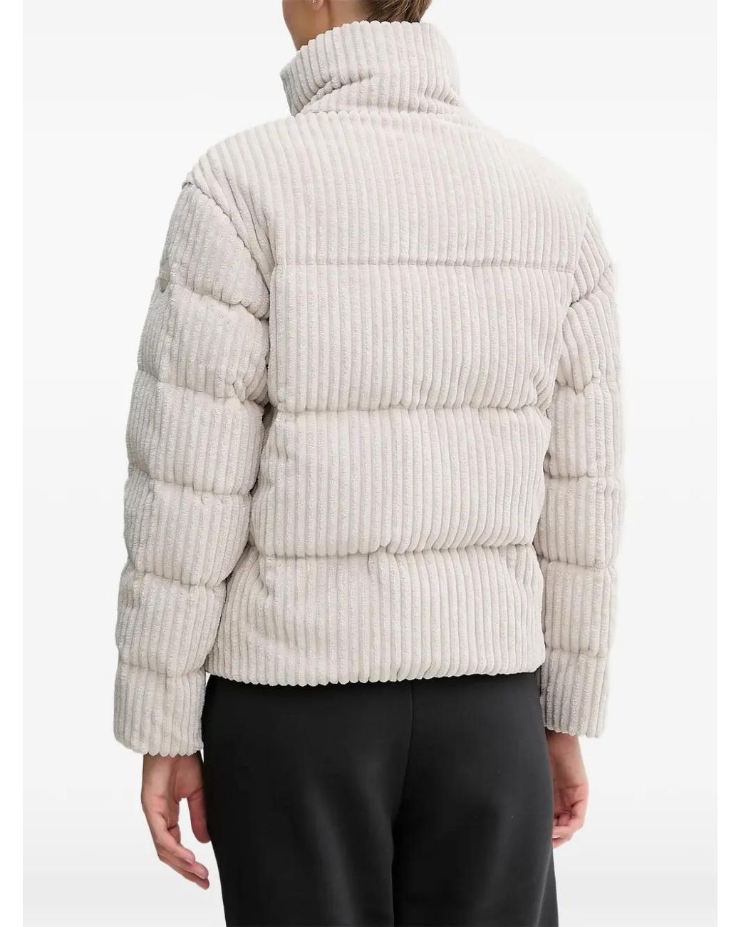 Colmar White Corduroy Quilted Jacket
