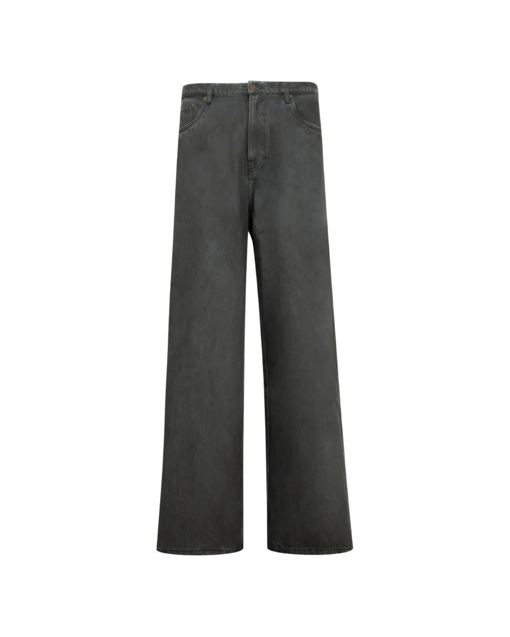 Pleasures Gray Spray Formula Baggy Jeans for men