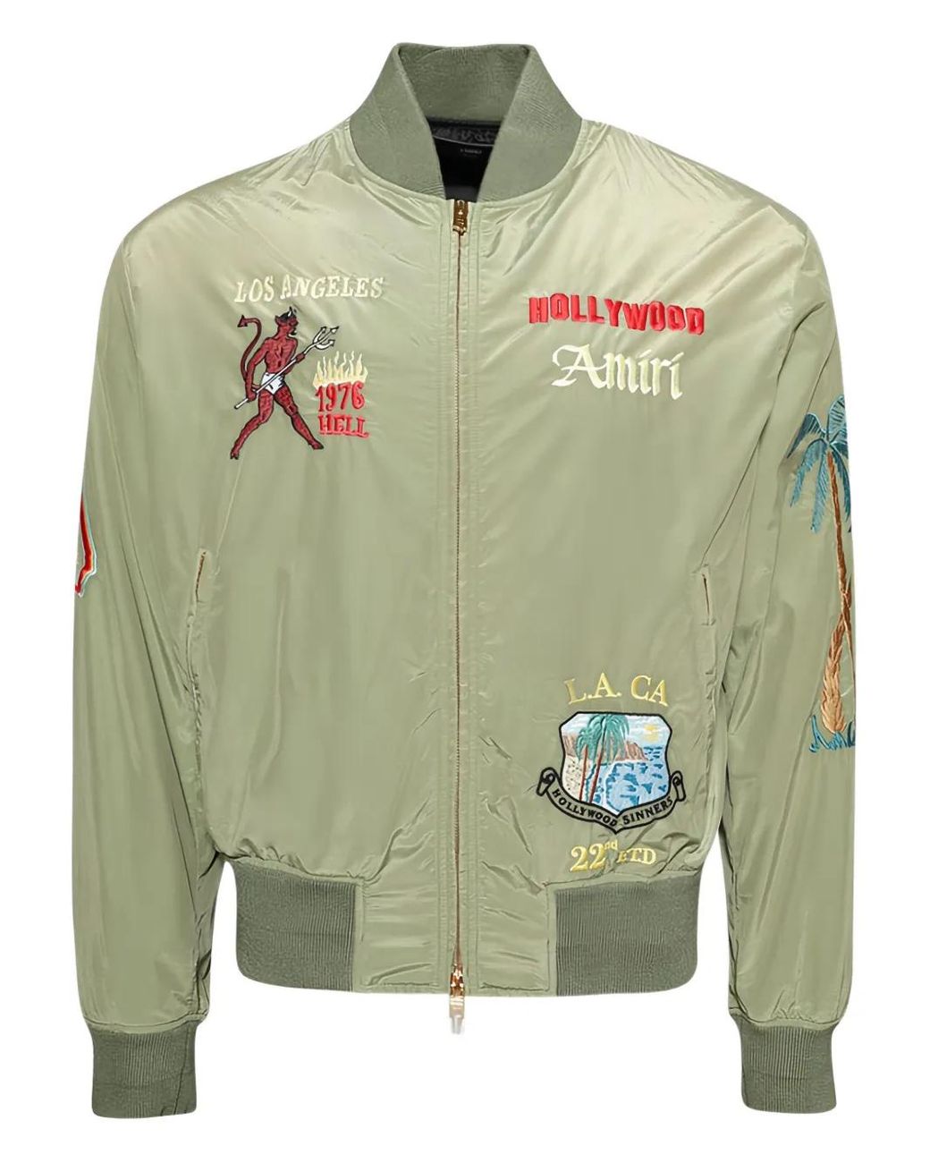 Amiri Green Jackets Polyamide for men