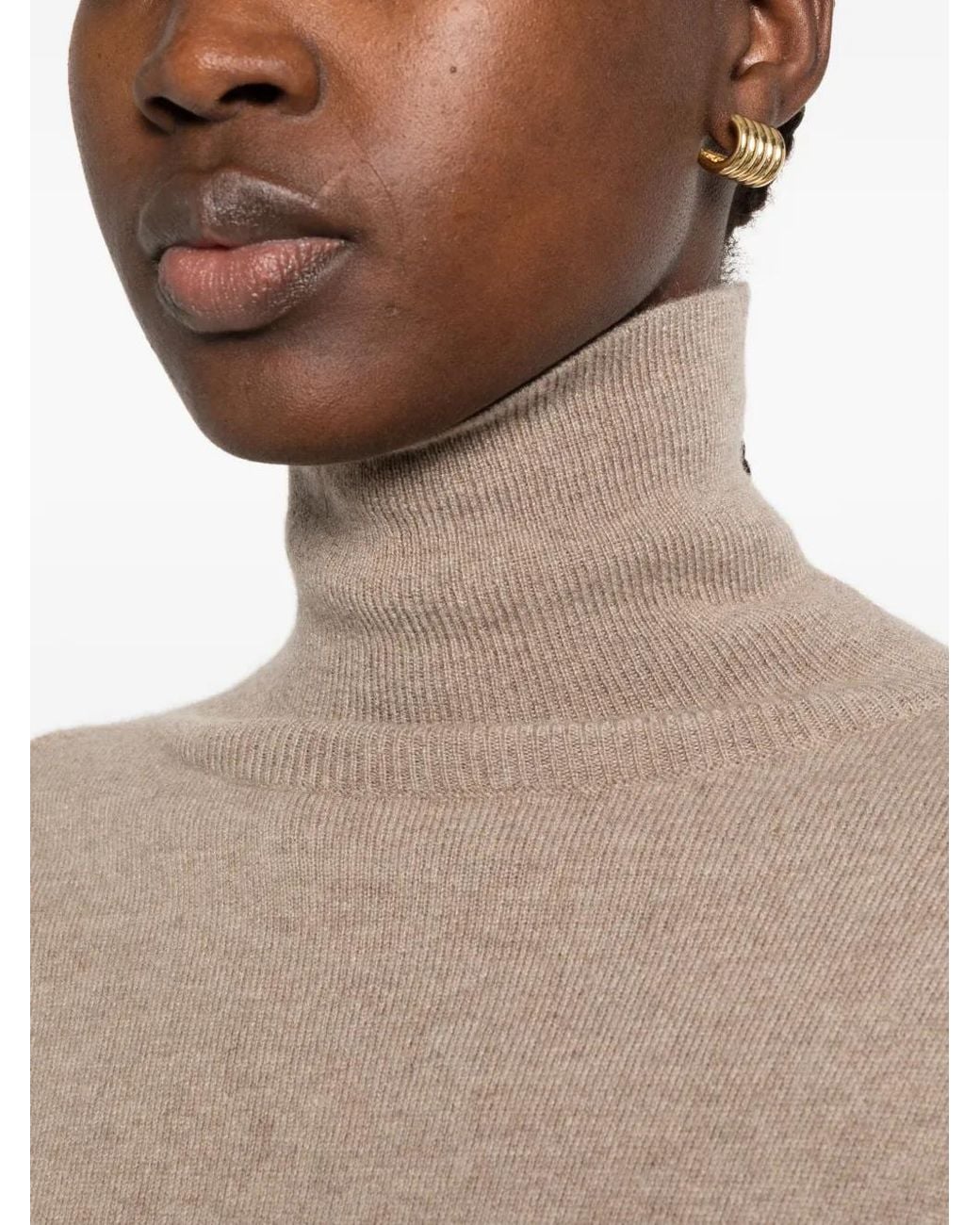 Sofie D'Hoore Natural Manuel Roll-Neck Sweater