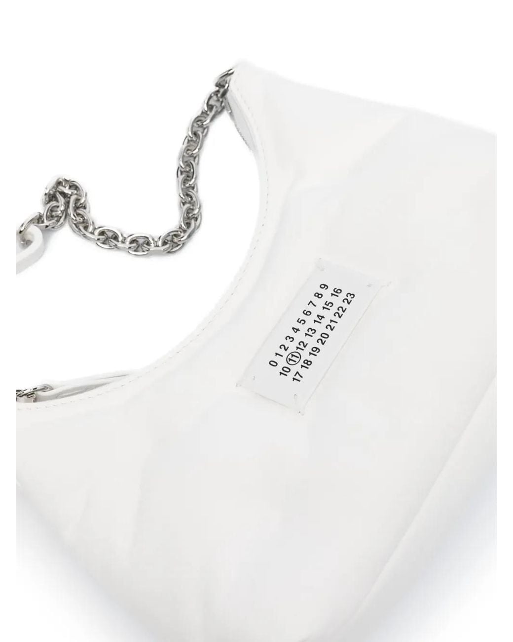 Maison Margiela White Micro Glam Slam Shoulder Bag for men