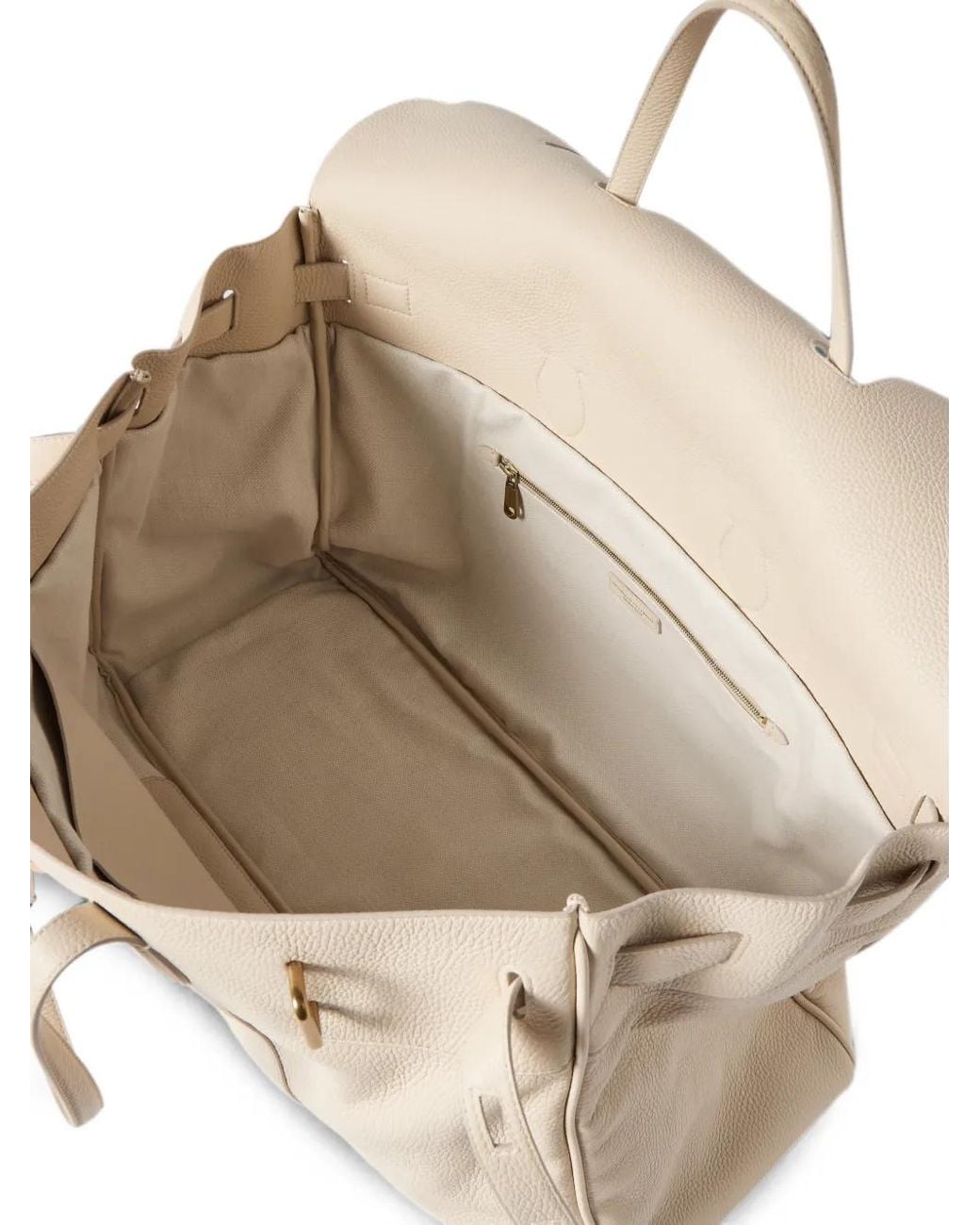 Brunello Cucinelli Natural Sac De Voyage Explorer En Peau De Cerf