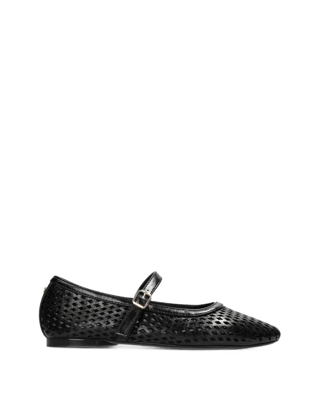Mexx Black Ballerines Perforées À Boucle