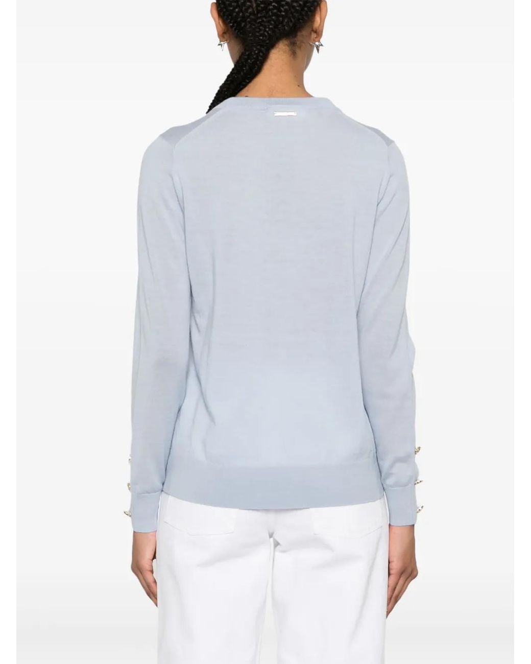 MICHAEL Michael Kors Blue Round-Neck Knitwear