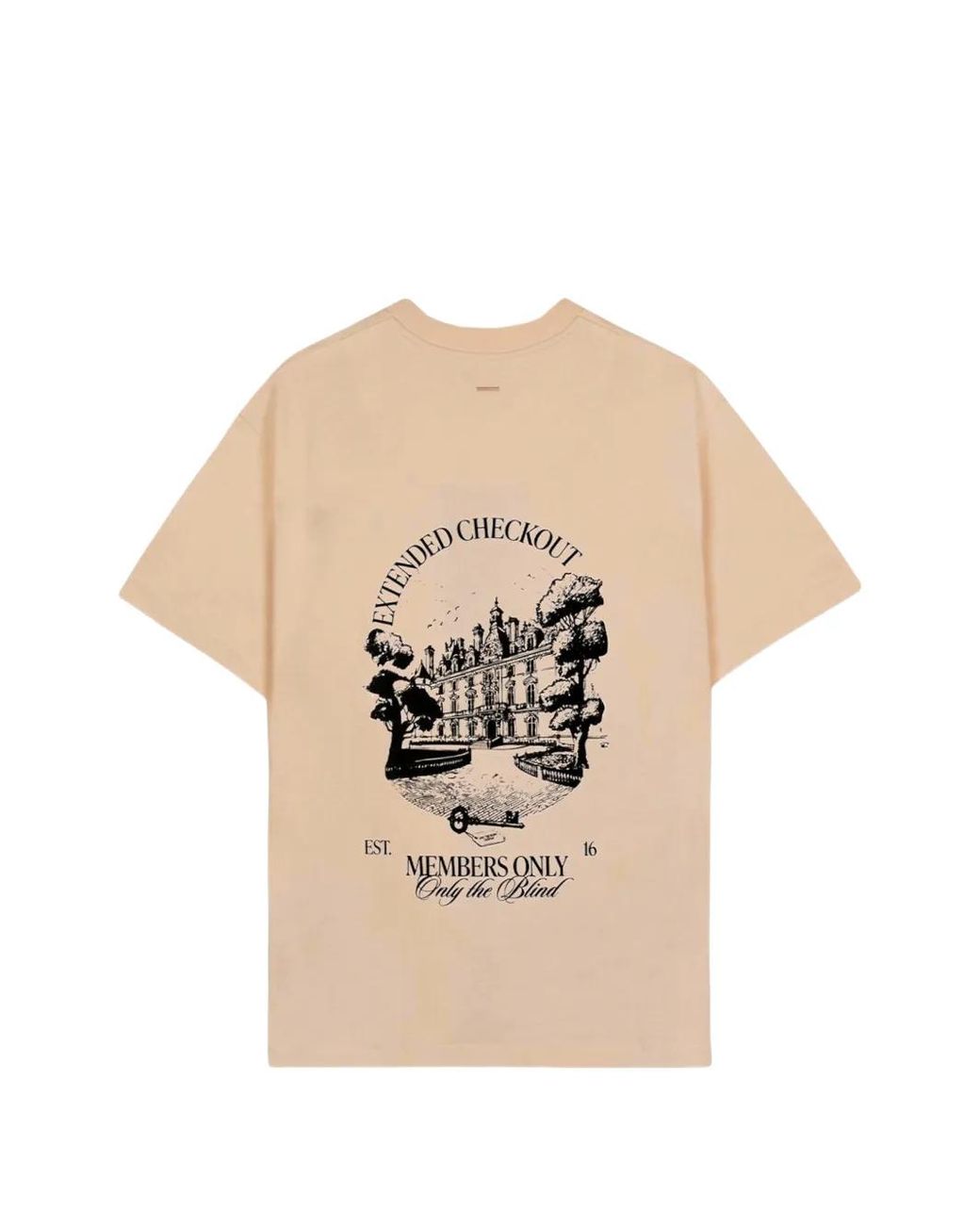Only the Blind Natural Checkout T-Shirt for men