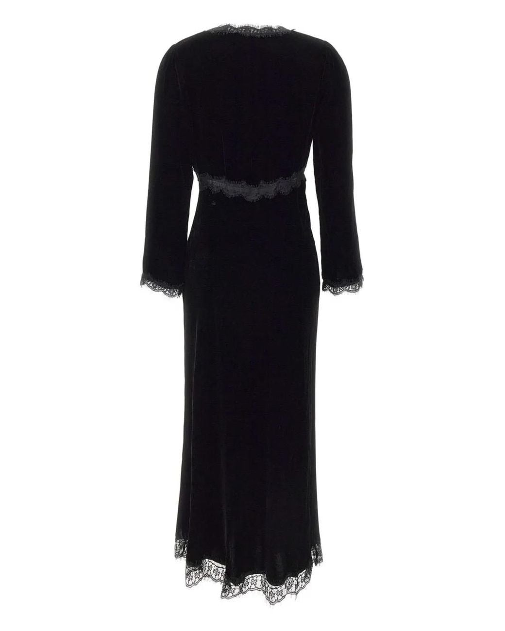 rixo-london-alessi-silk-midi-dress-in-black-lyst