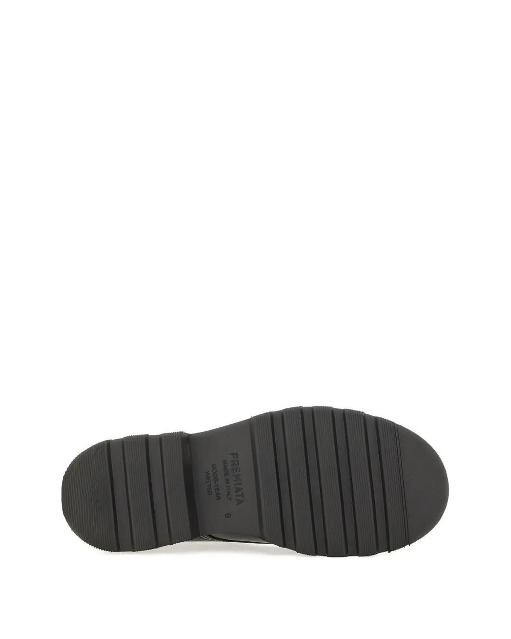 Premiata Black Lace-Up Derby Shoes