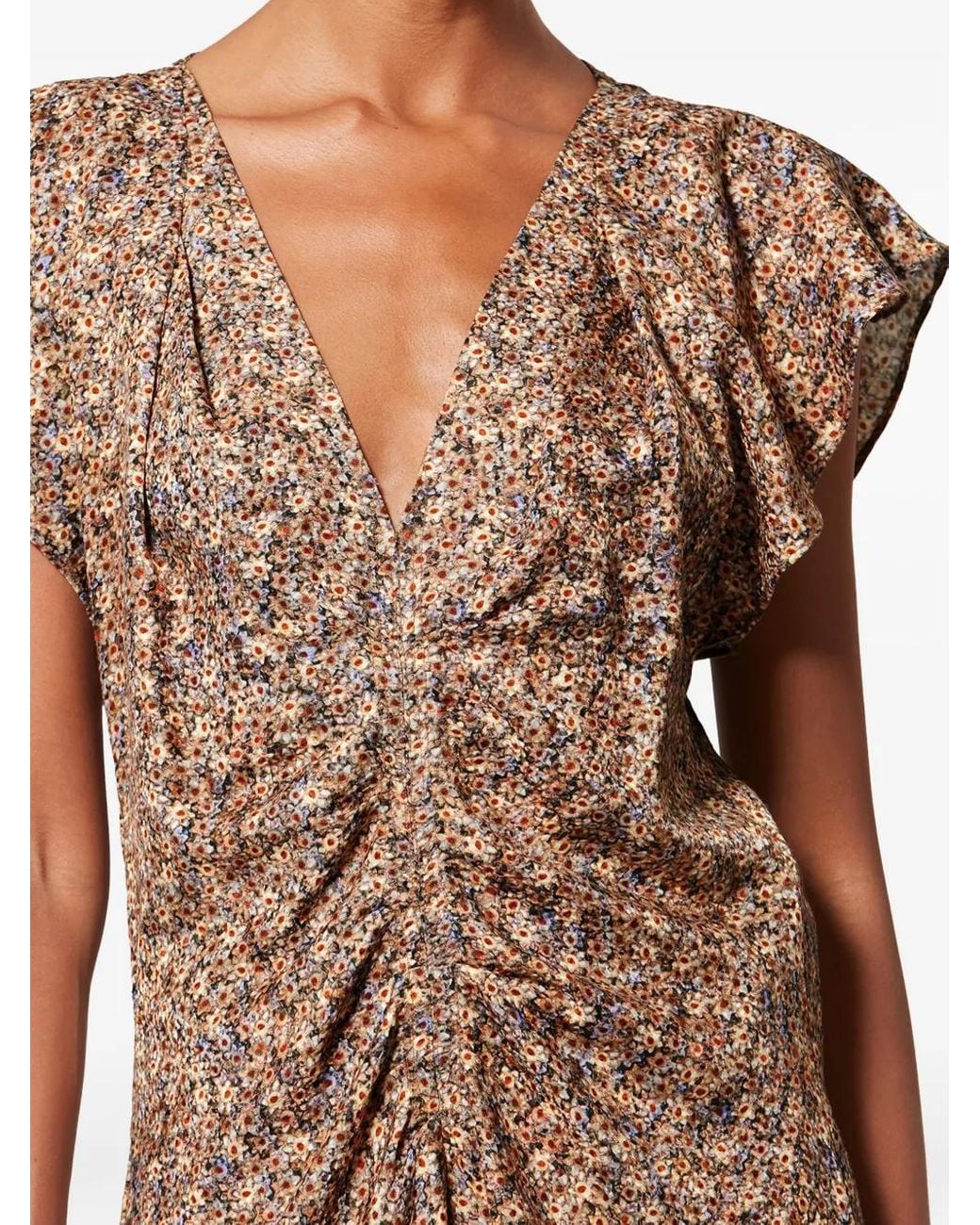 Isabel Marant Brown Lonea Top