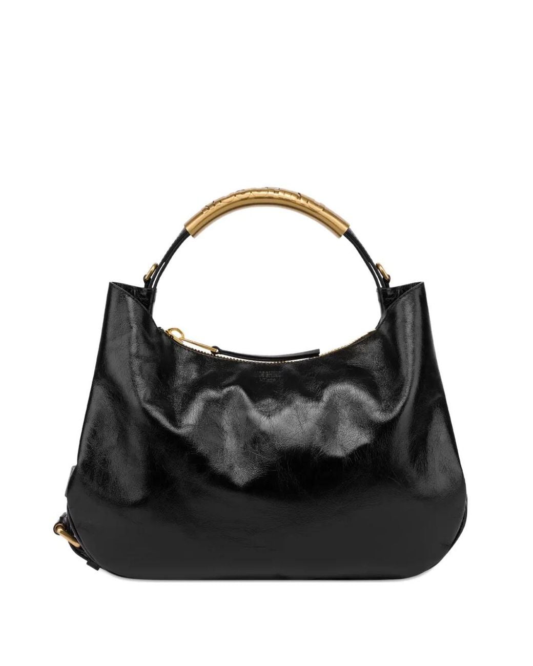 Moschino Black Small Handle Me Tote Bag