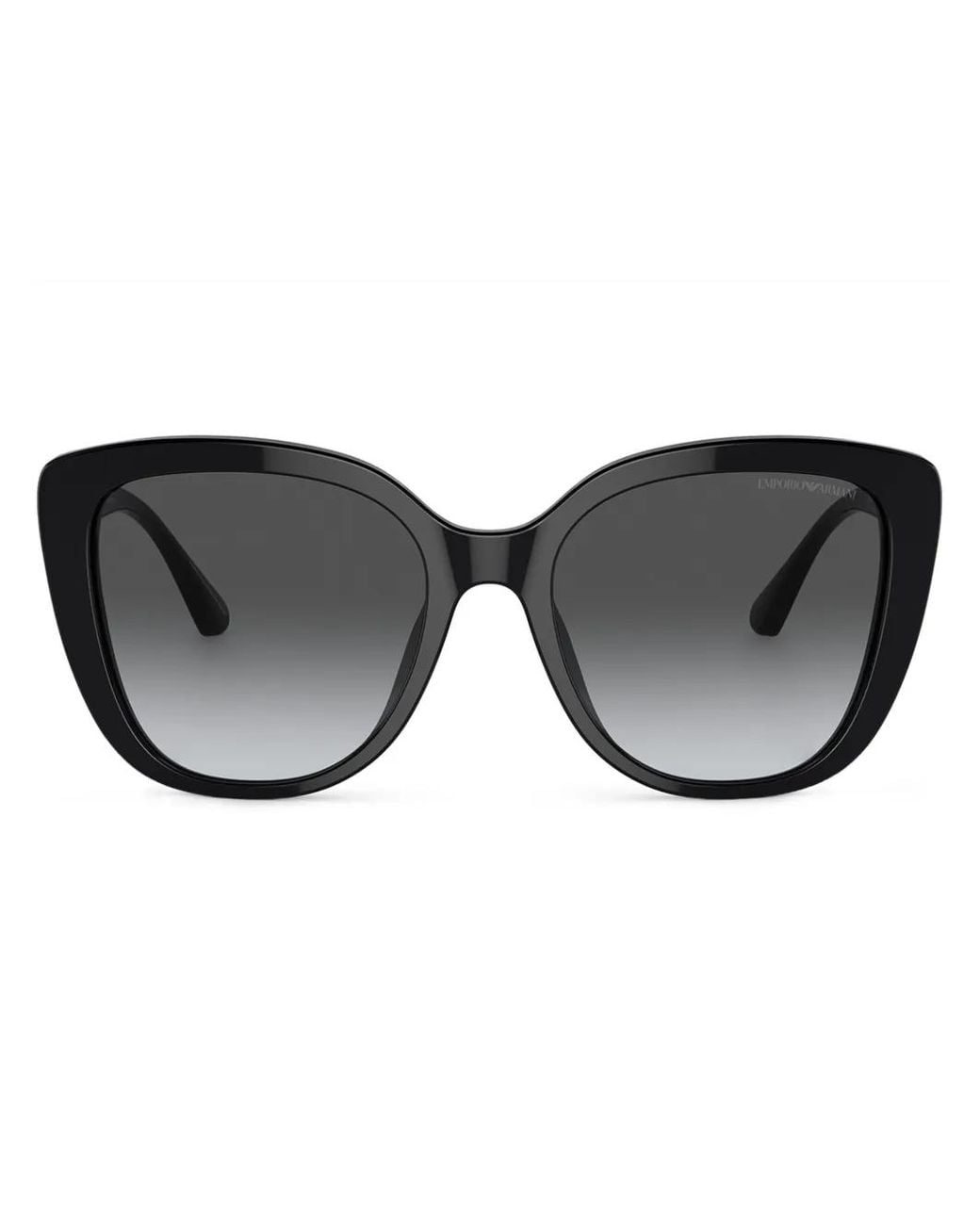 Emporio Armani Black Butterfly-Frame Sunglasses