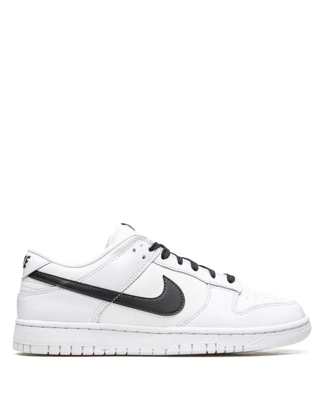 Nike White Dunk Low Retro "Reverse Panda" Sneakers