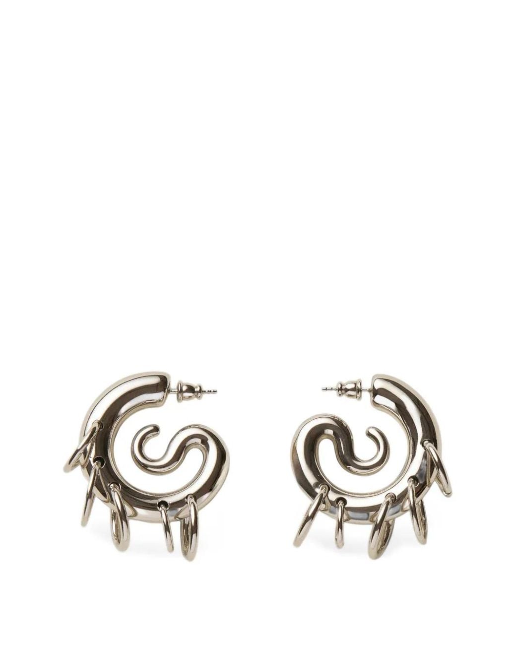Panconesi White Serpent Creolen