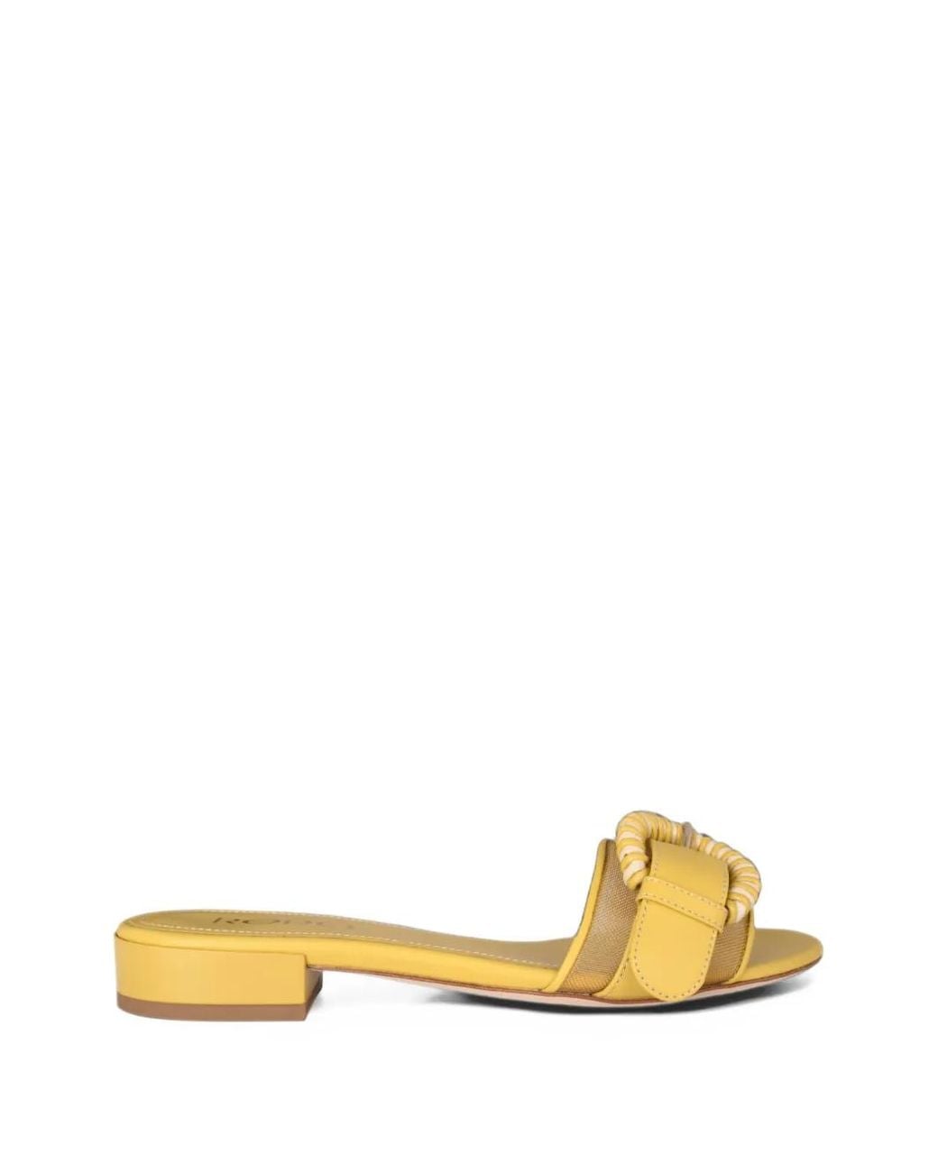 Rodo Metallic Buckle-Detail Flat Sandals