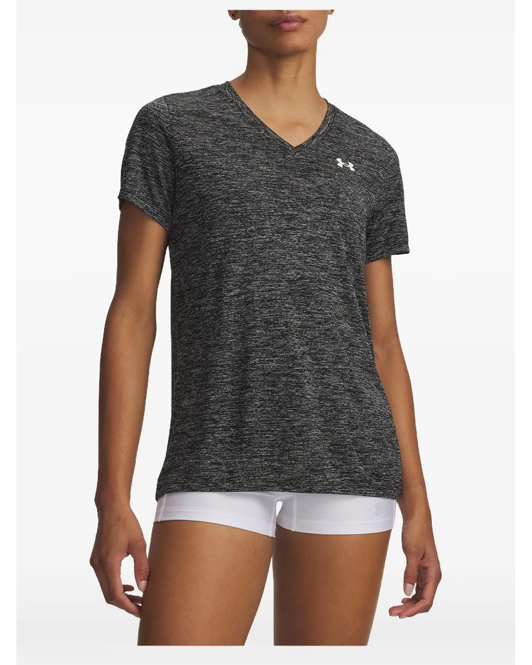 Under Armour Black Tech Twist V-Neck T-Shirt
