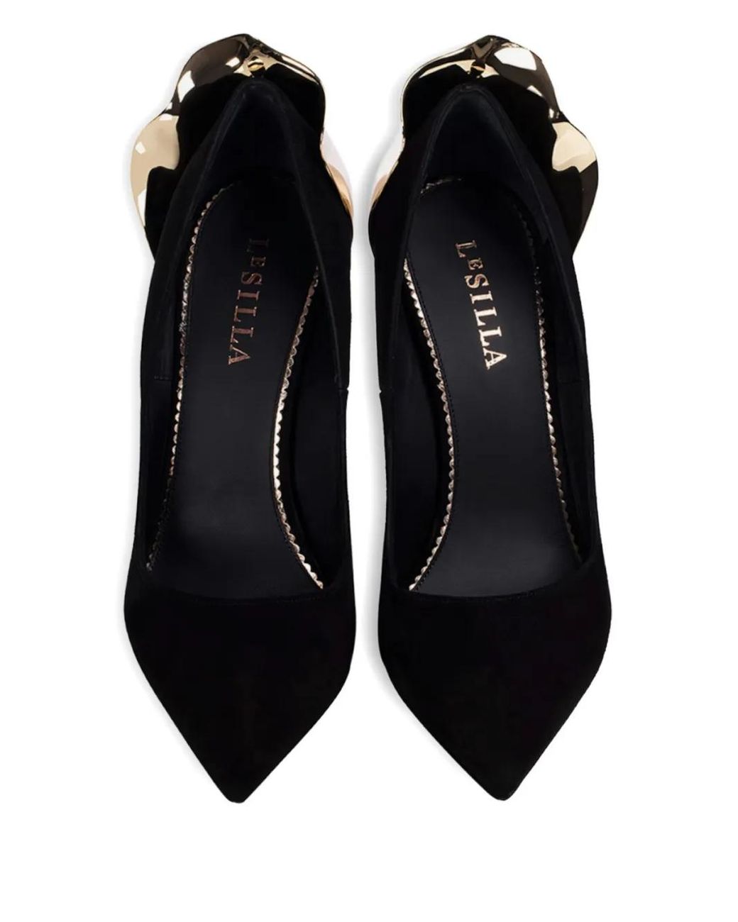 Le Silla Black 120Mm Petalo Pointed-Toe Pumps