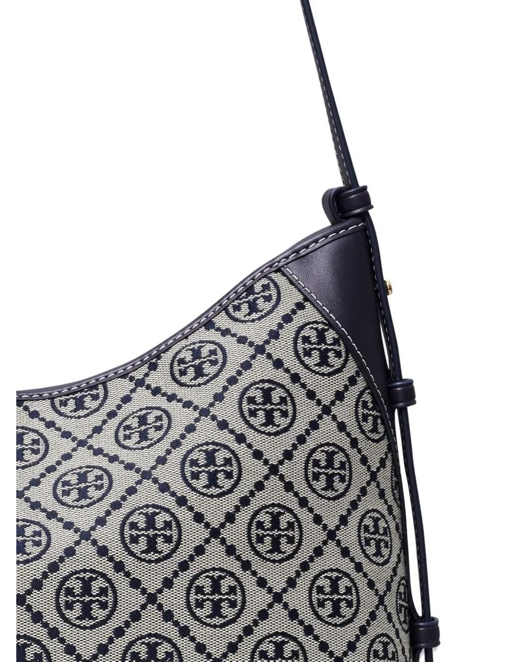 Tory Burch Gray T Monogram Messenger