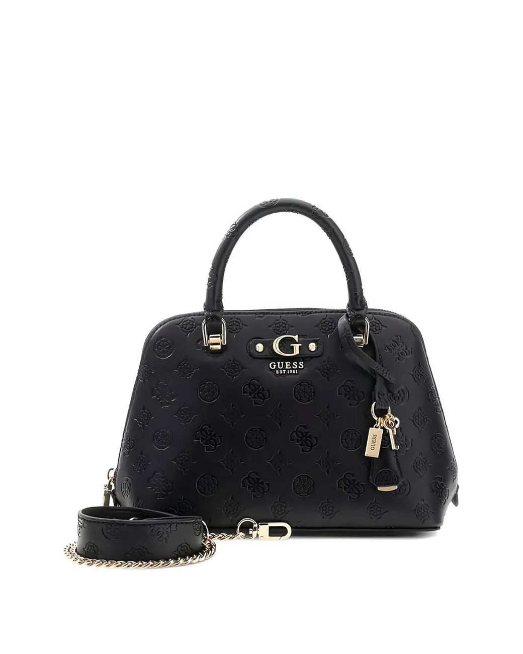 Guess Black Dita Logo Handbag
