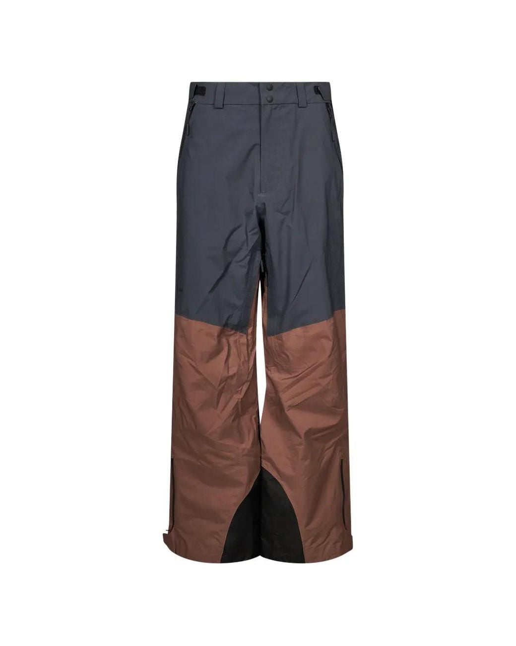Oakley Blue Colour-Block Panelled Ski Pants for men
