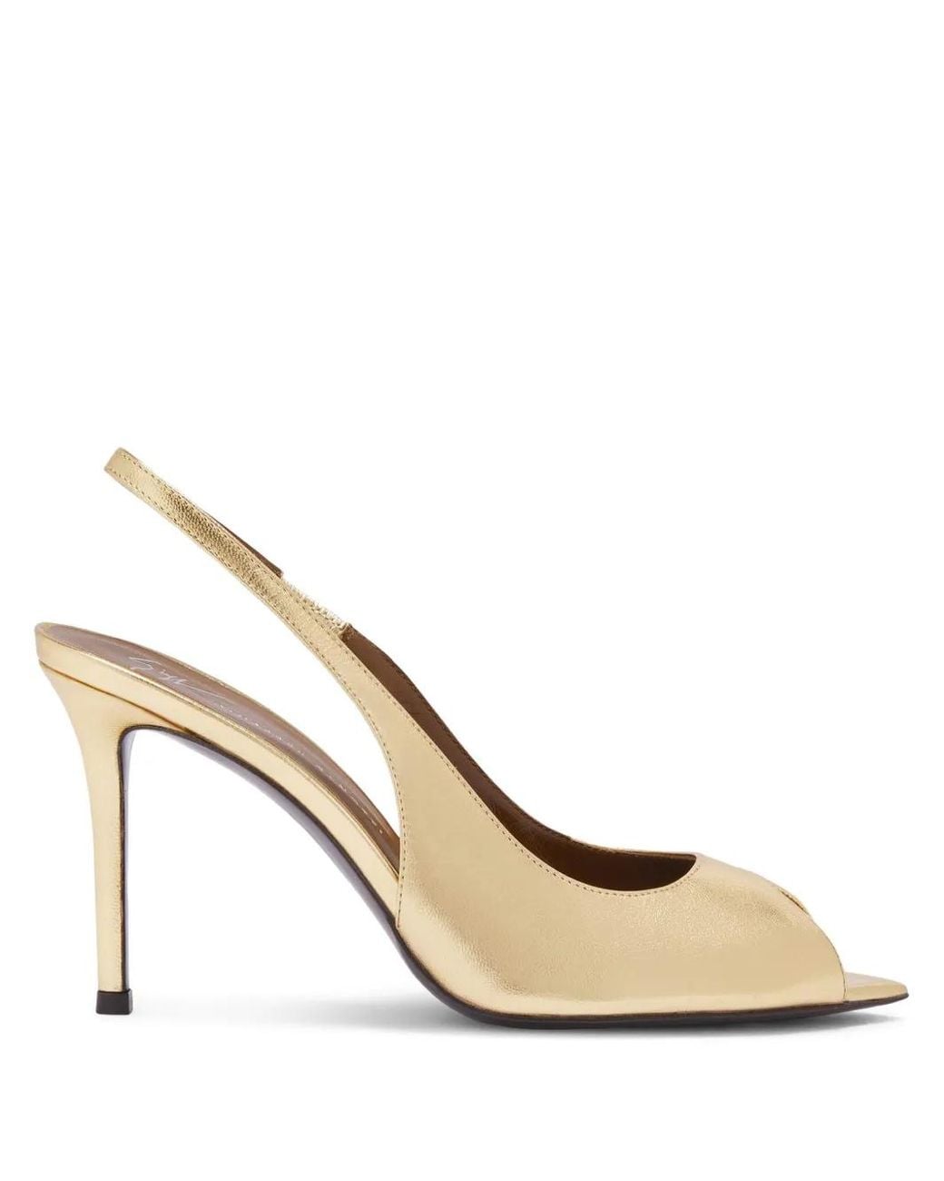 Giuseppe Zanotti White 90Mm Intriigo Open Toe Sandals