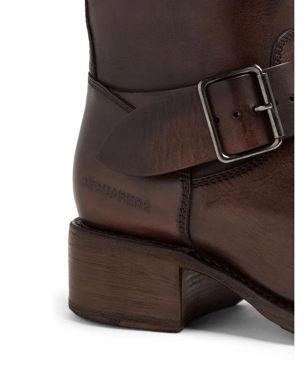 DSquared² Brown Harley Biker Boots