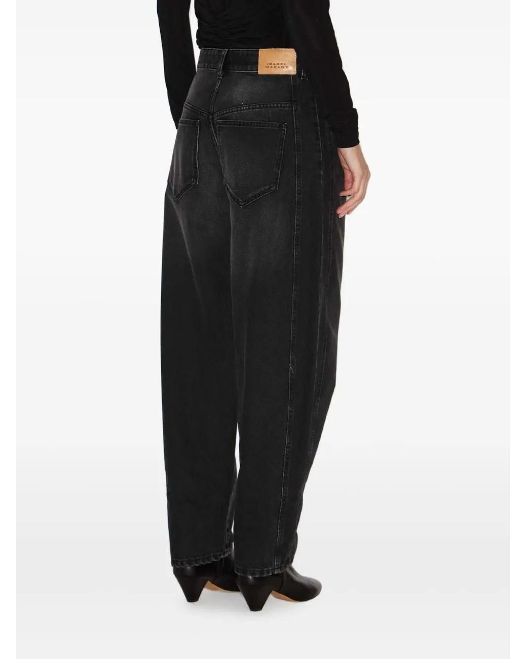 Isabel Marant Black Oriane Denim Jeans