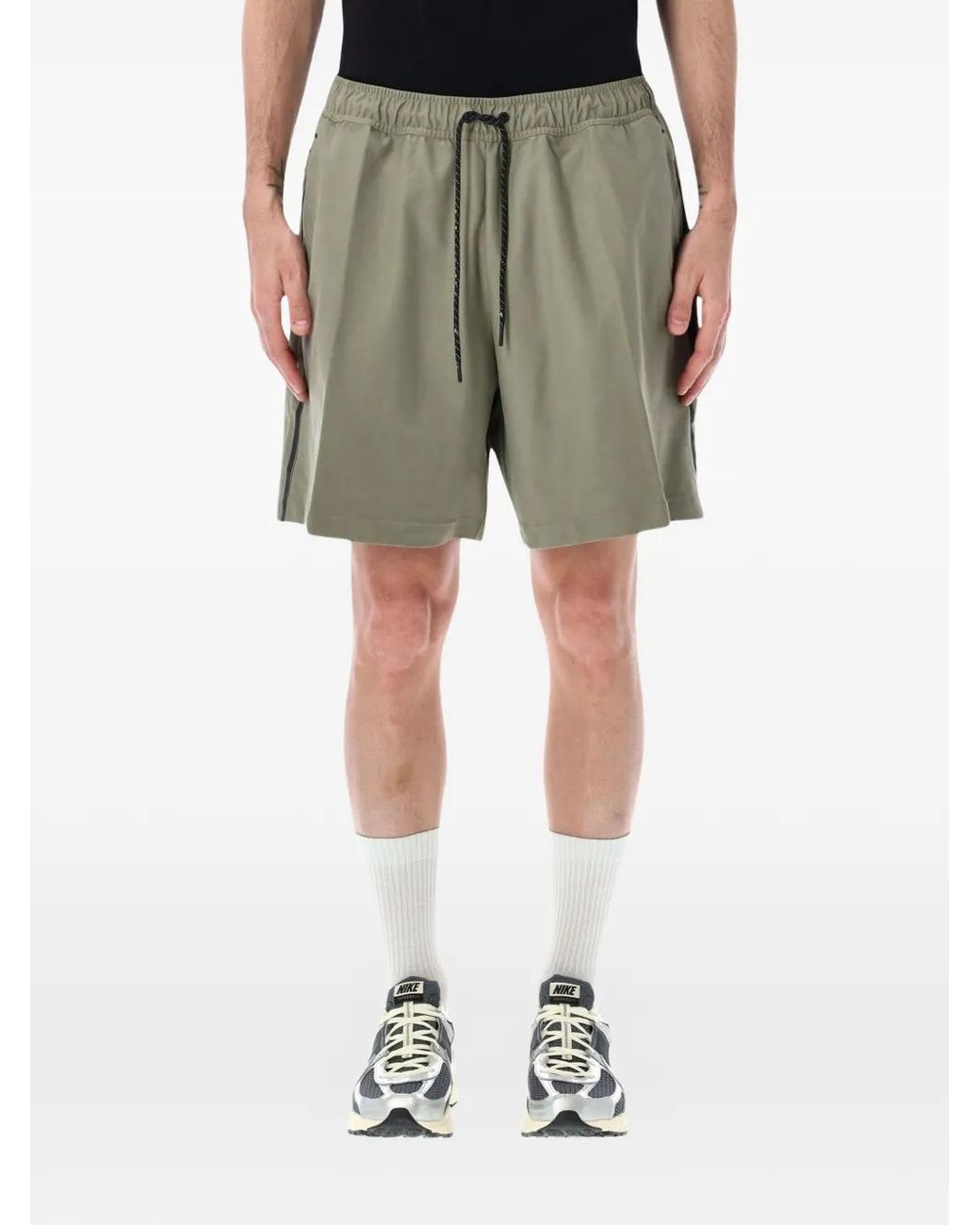Nike Green Tech Drawstring-Waist Shorts for men