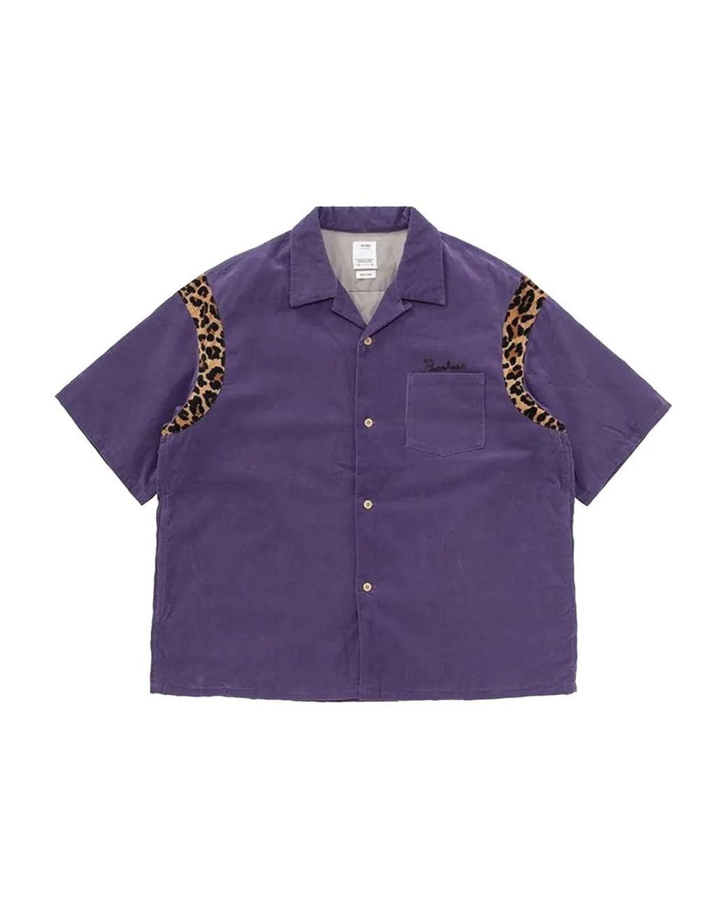 Visvim Purple Wallis Down Shirt for men