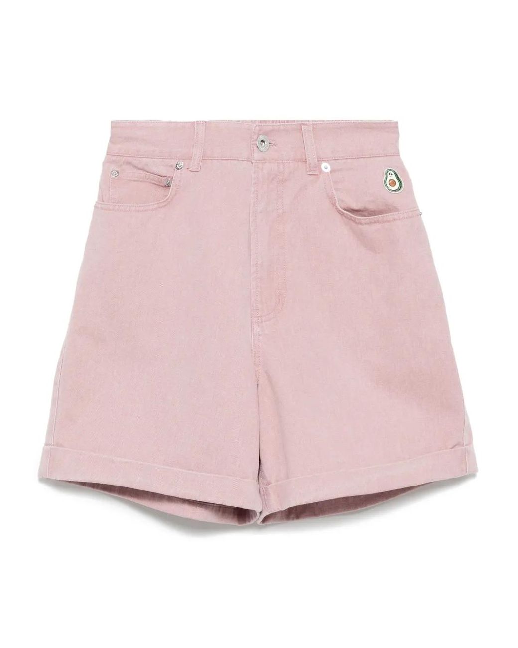 Chocoolate Pink Cotton Shorts