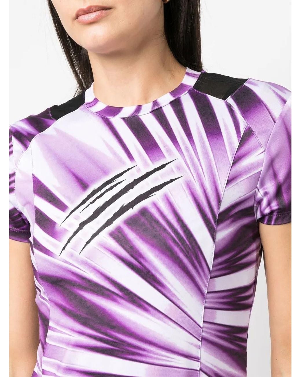 Philipp Plein T-Shirt Met Ronde Hals in het Purple