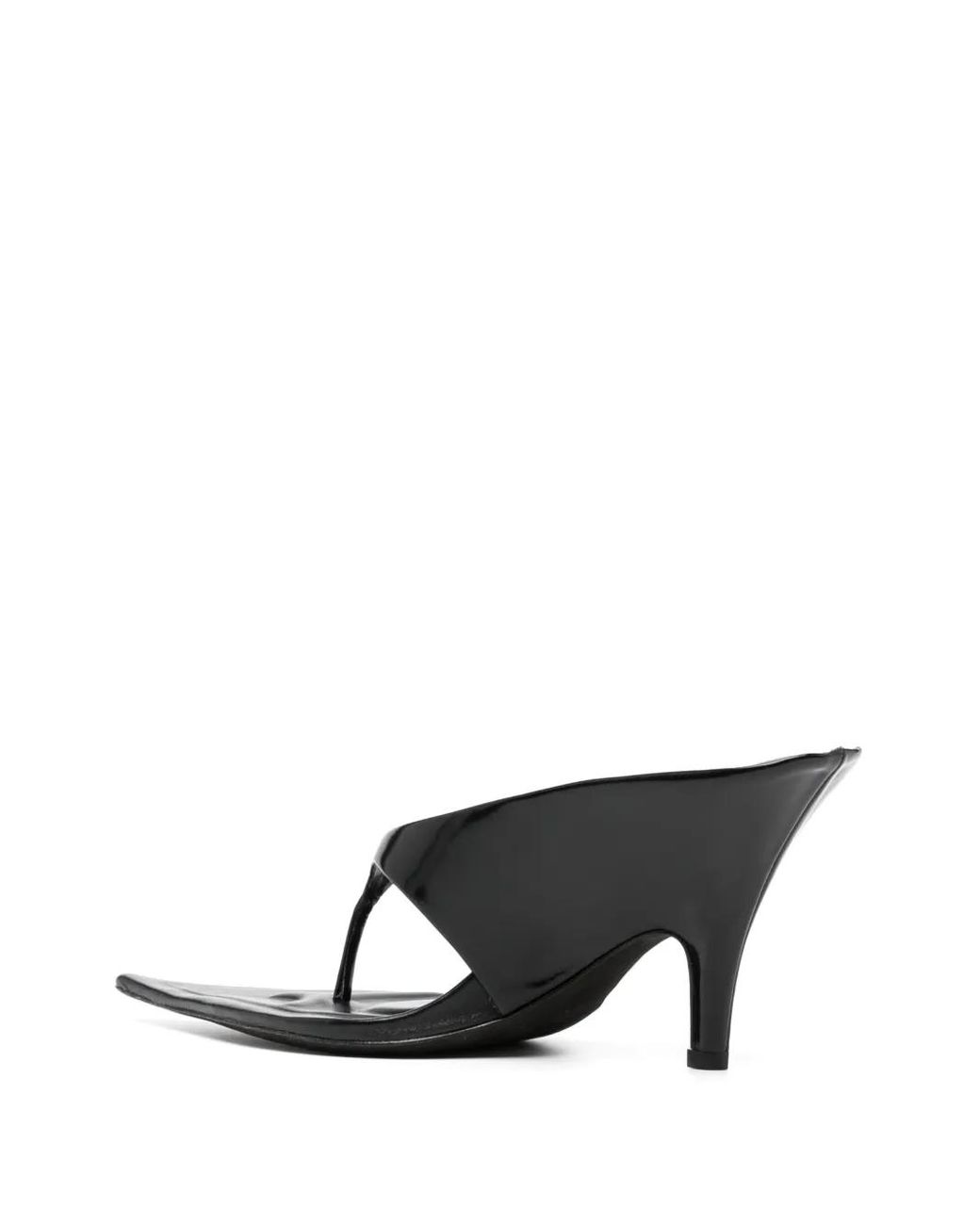Alexander Wang Irina 90mm Pointy Toe Sandal In Calf Leather