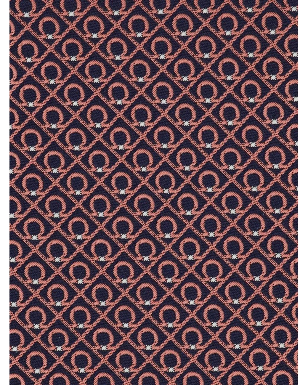 Ferragamo Purple Patterned Tie for men