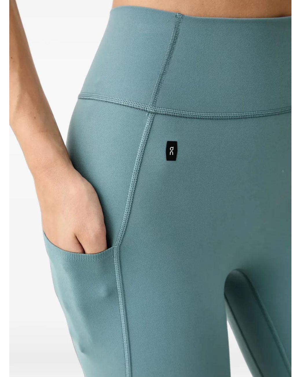 On Shoes Blue Studio Logo-Tag Leggings