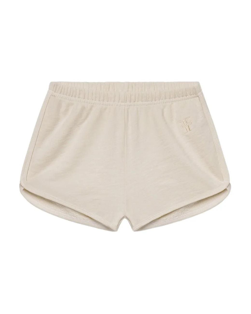 ÉTERNE Natural Cotton Track Shorts