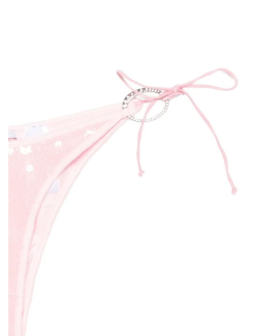 Oseree Pink Bikini Brodé De Sequins