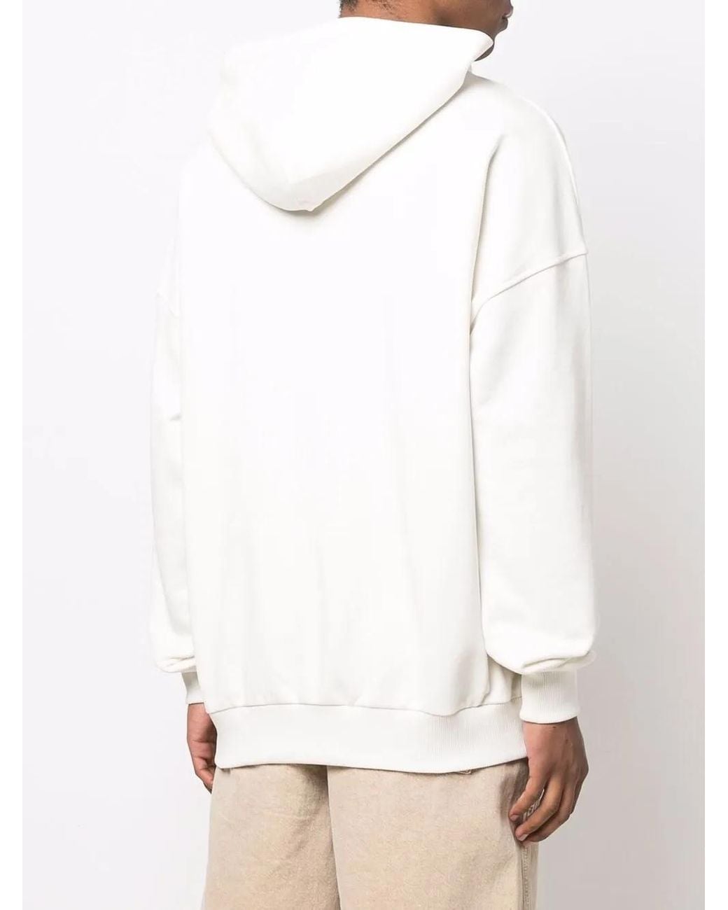 BLUE SKY INN White Logo Print Sweatshirt for men