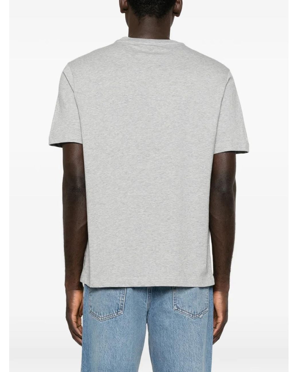 Emporio Armani Gray Regular Fit T-Shirt for men