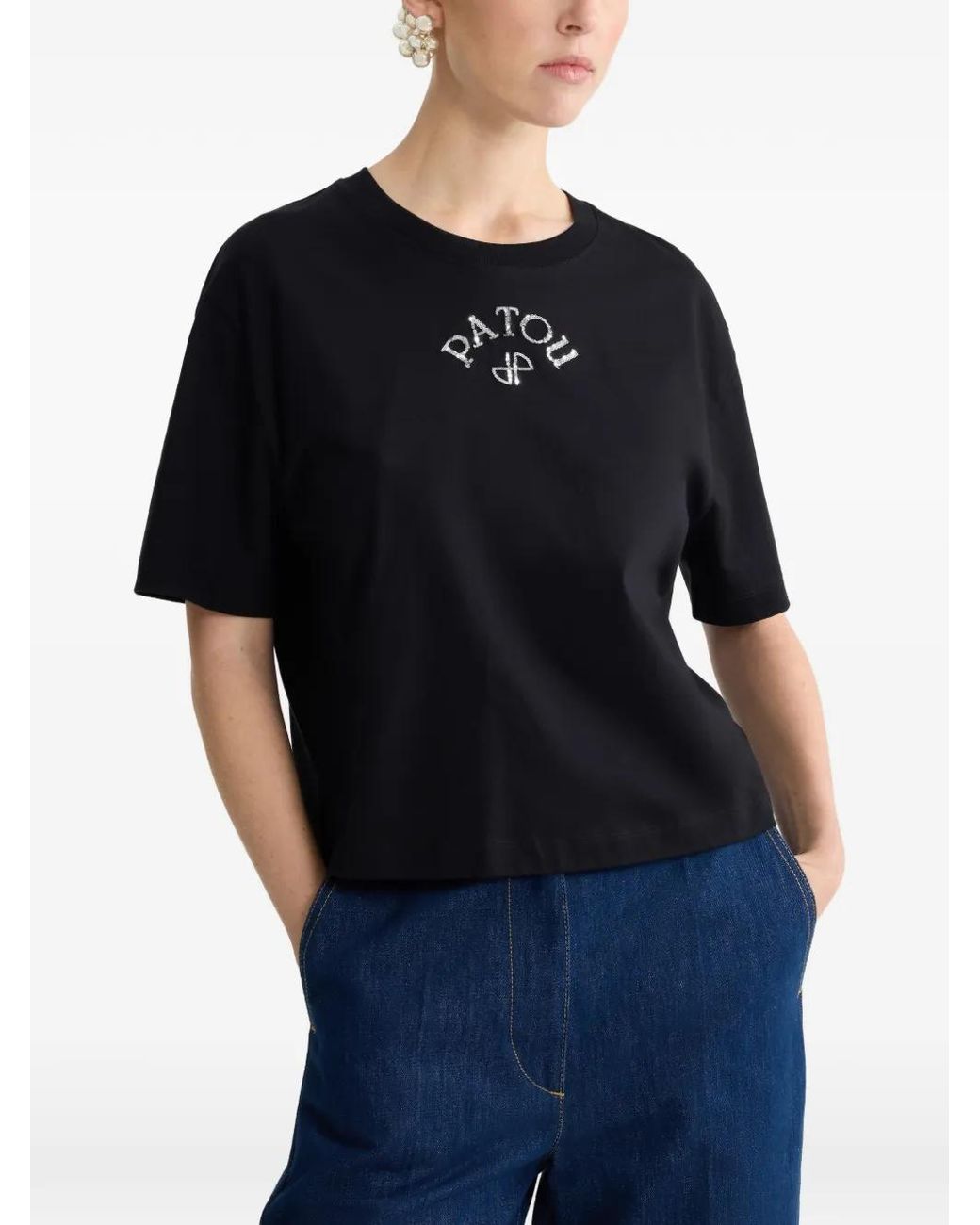 Patou Black Logo T-Shirt
