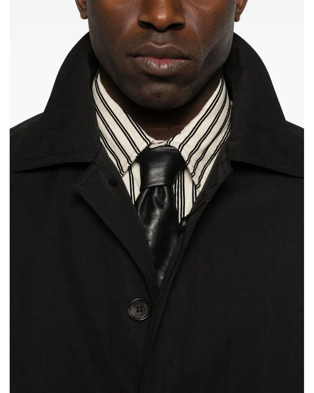 DUNST Black Buttoned Coat