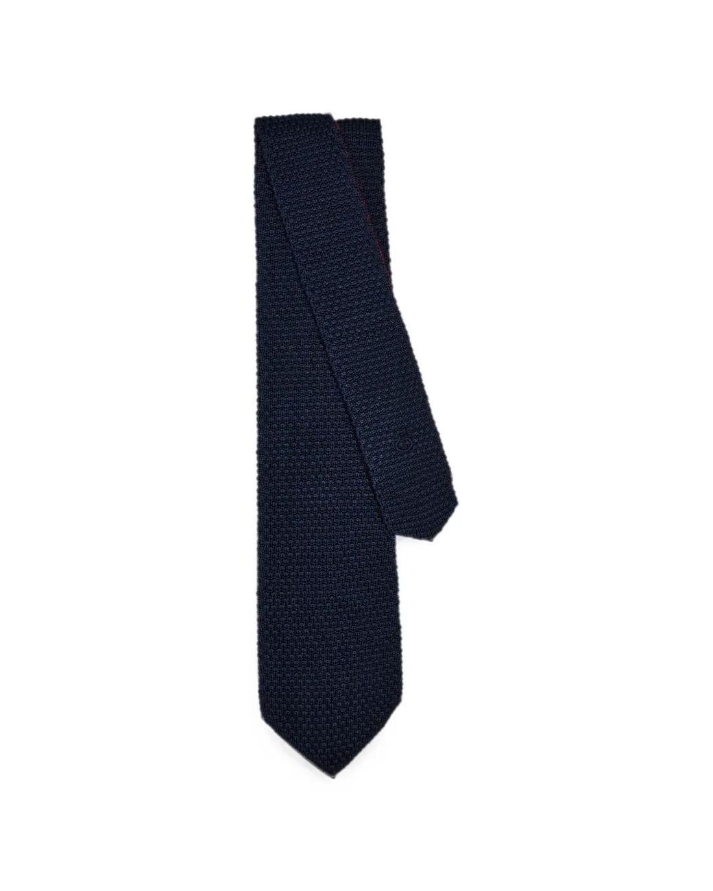 Ferragamo Blue Silk And Cashmere Tie for men